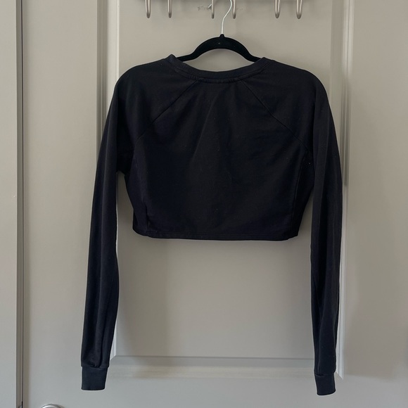 Gymshark Training Cropped Sweater Black - Picture 3 of 3